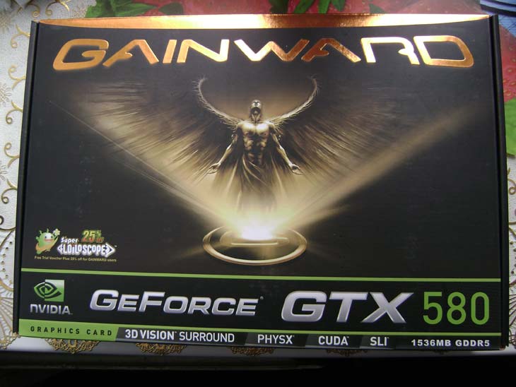 Впечатления от видеокарты Gainward GeForce GTX 580 (версия с нереференсным двухвентиляторным охлаждением)